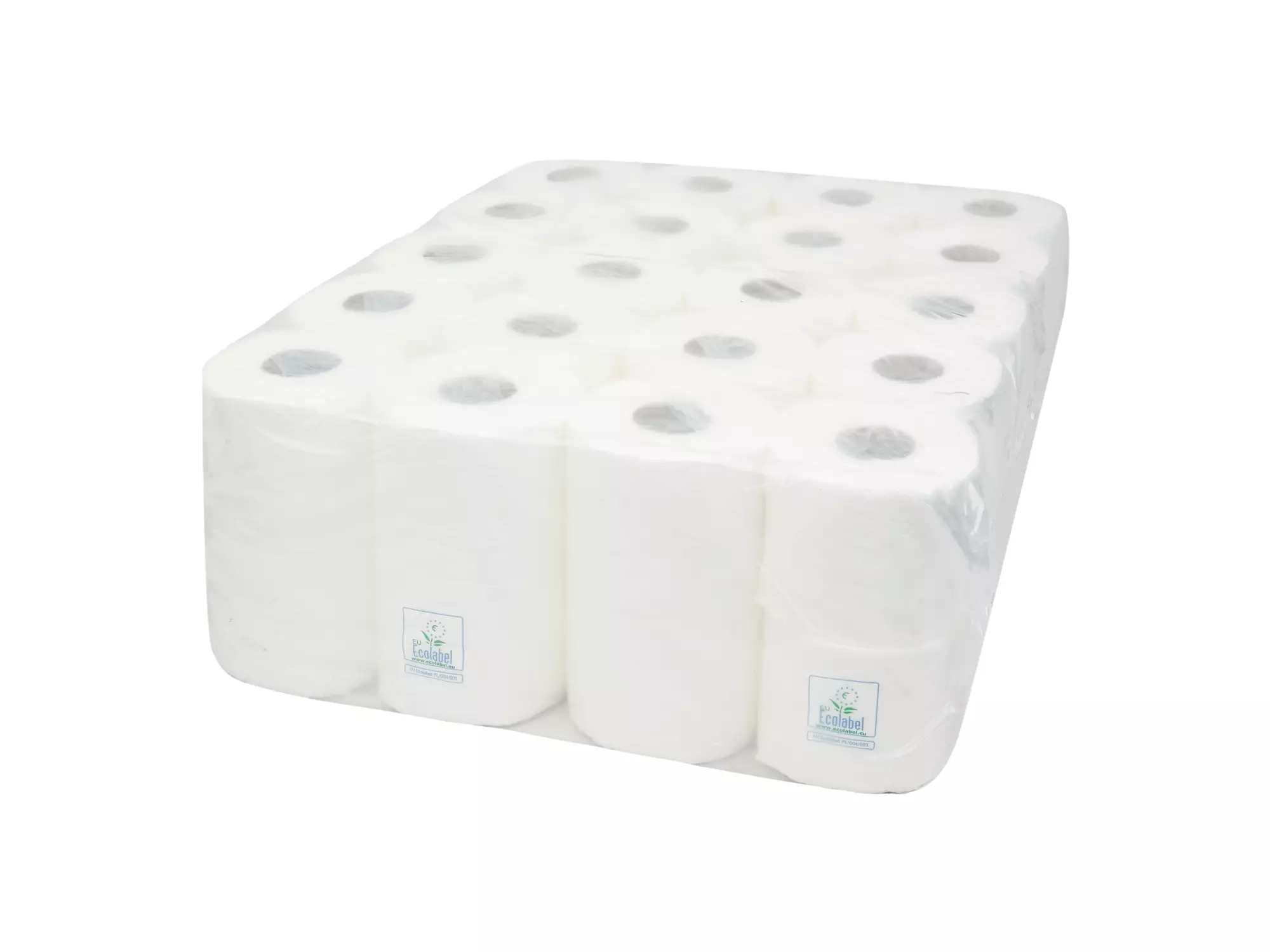 Ecolabel toiletpapier traditioneel cellulose 2 laags 400 vel 40 rollen - Afbeelding 2