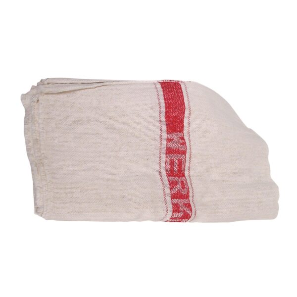 Werkdoek met rode band 10 stuks