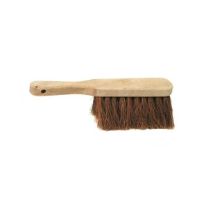 Houten stoffer met cocos haar