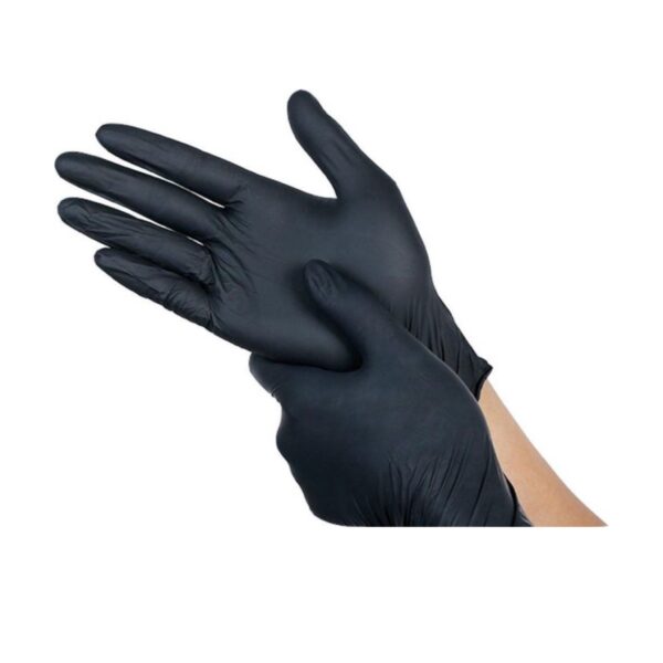 Nitril handschoenen zwart CAT III   100 stuks