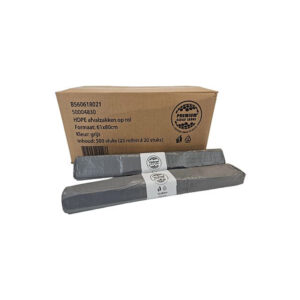 Afvalzakken Non Komo 61x80cm, T30, Zwart (25 rollen á 20 stuks)