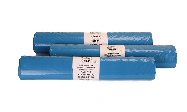 LDPE zak 80x110cm T70 blauw