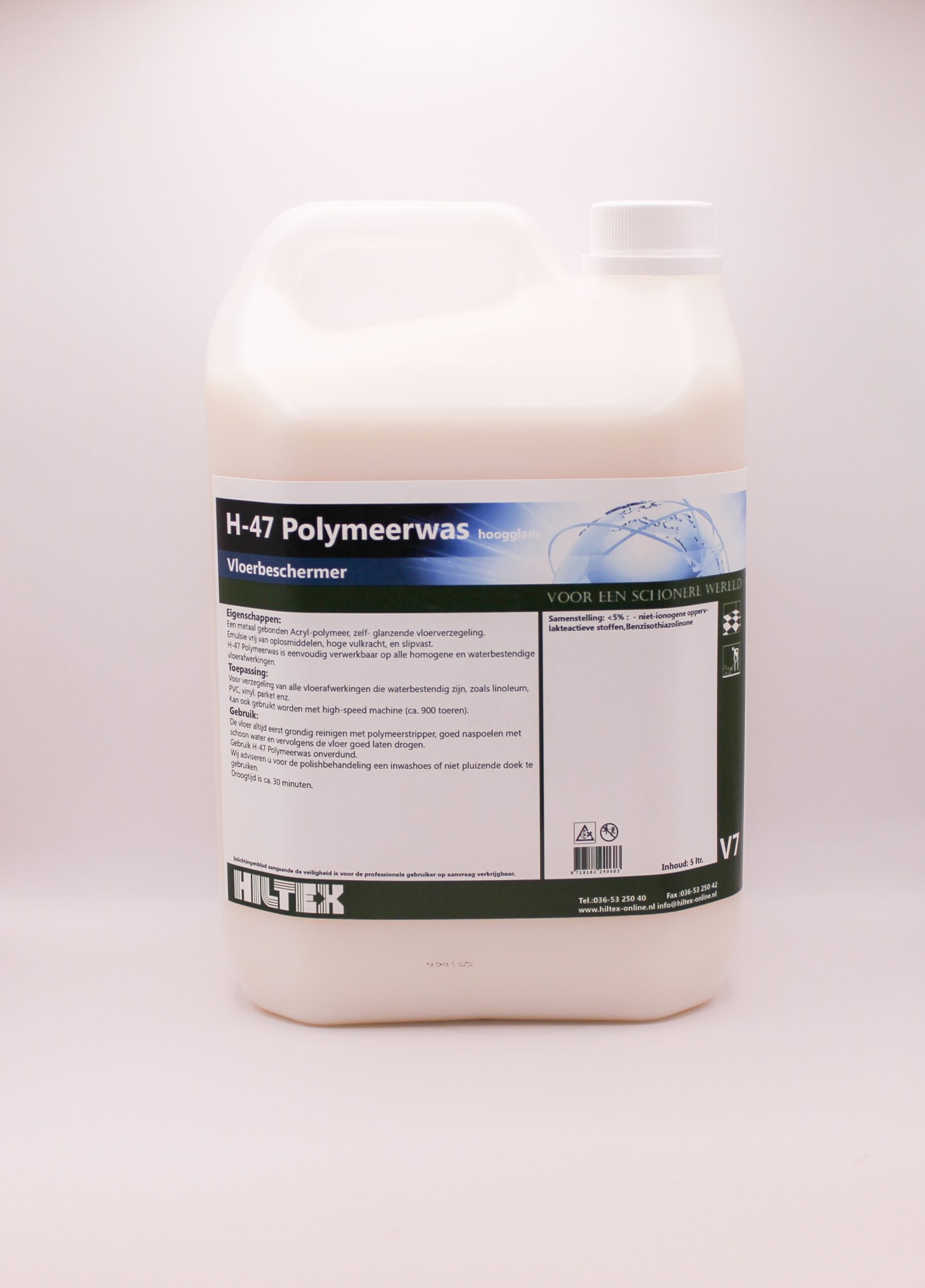 Hiltex polymeerwas hoogglans H47 5 ltr.