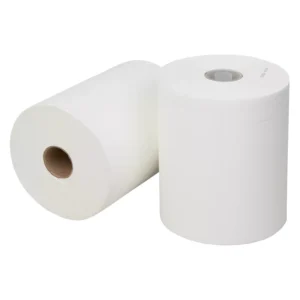 Handdoekrol mini matic cellulose wit 2-laags
